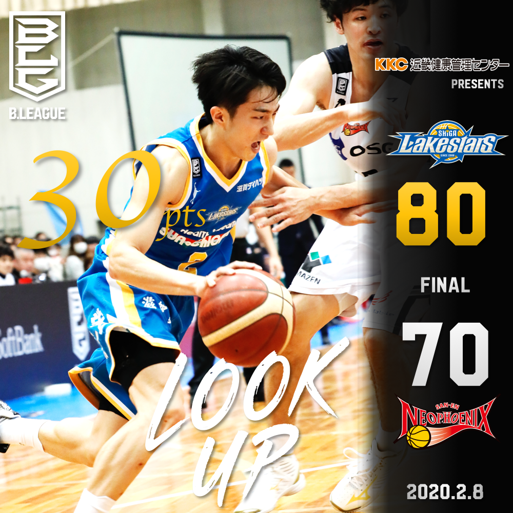 【試合結果】2/8vs三遠（B.LEAGUE 第22節GAME1）