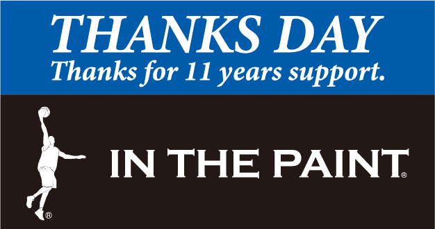 ユニフォームサプライヤー契約満了と「IN THE PAINT THANKS DAY」開催