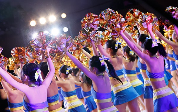 B.LEAGUEのチアスクール生が一同に会し、チアダンスや創作ダンスを披露！チアアップ溢れる子供たちのパフォーマンスに是非ご期待ください。
