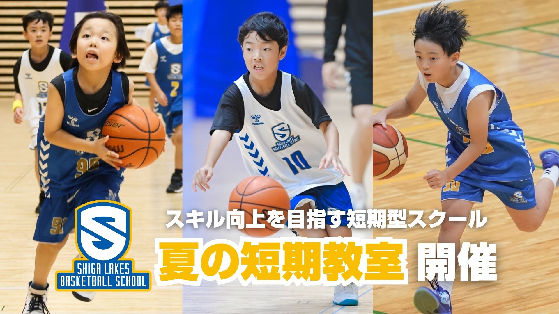 【バスケスクール】「夏の短期教室」後期募集スタート｜レベル別の短期型スクール