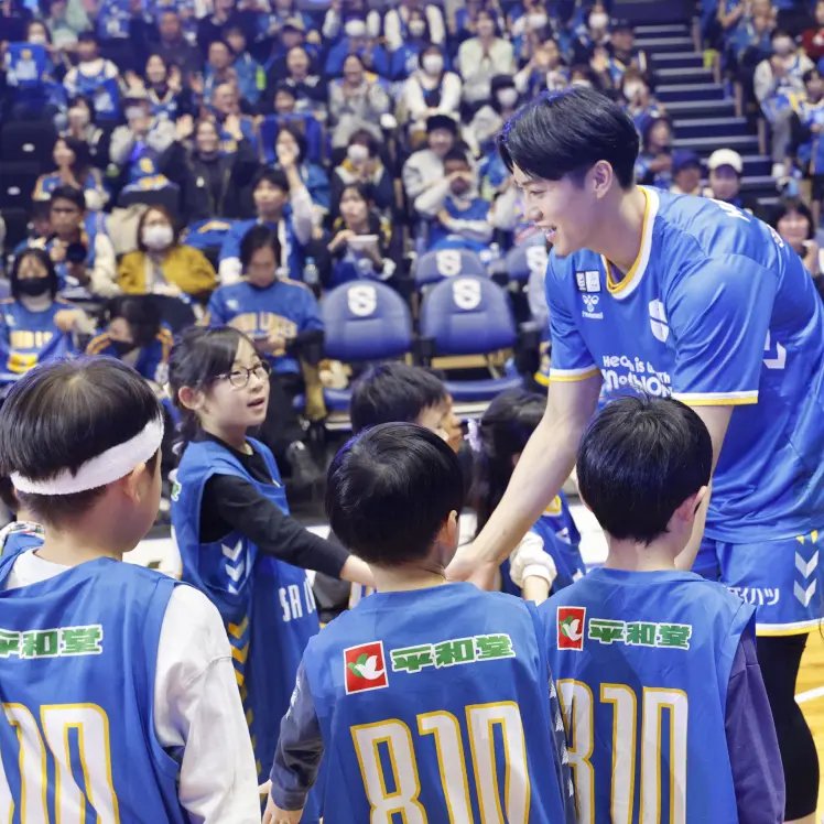過去試合での花道キッズの様子