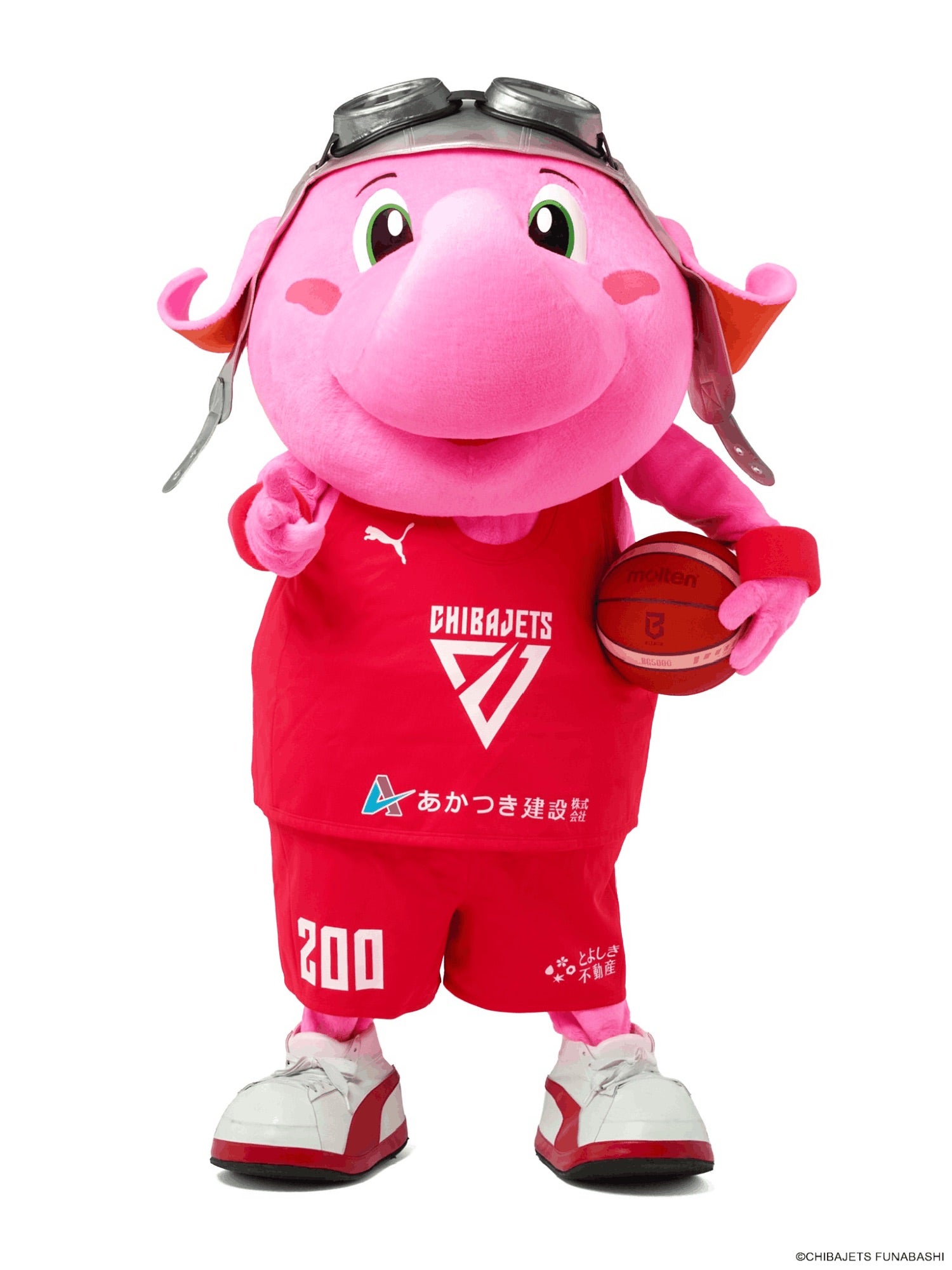 千葉ジェッツのマスコットキャラクター「ジャンボくん」